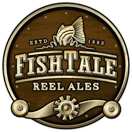 Fish Tale Reel Ales - New Logo round sticker