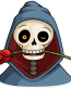 friendly death_grim reaper sticker 4