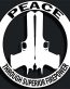 handgun-peace thru firepower decal