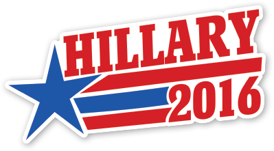 hillary-clinton-2016 STICKER 2016