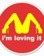 im loving it funny car bumper sticker window