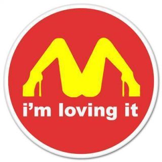 im loving it funny car bumper sticker window