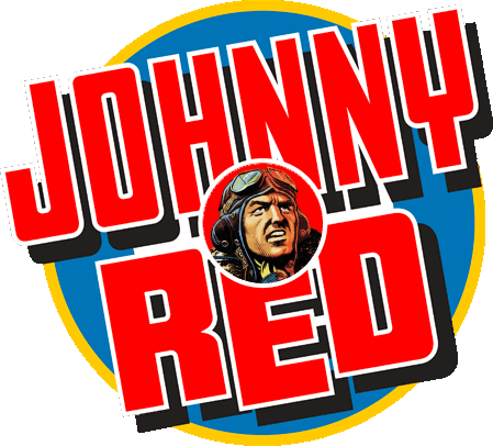 johnny red logo sticker