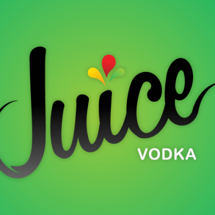 juice vodka logo sticker