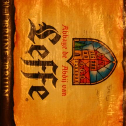 LEFFE BEER LABEL STICKER