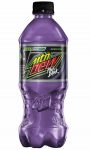 mountain dew PITCH BLACK bottle shaped sticker