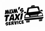 Mum Taxi Service funny auto decal