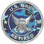 NAVY RETIRED camo blue