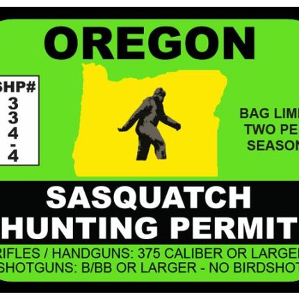 OREGON SASQ BIGFOOT