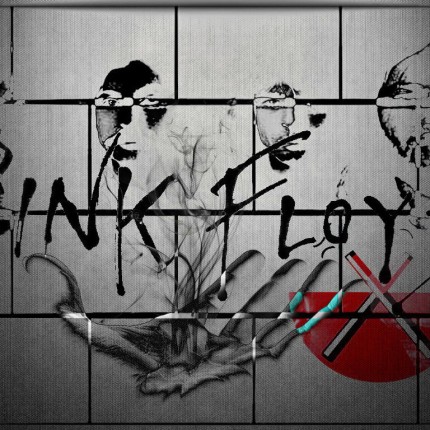 Pink Floyd 2 Color Band Decal