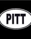 Pitt Oval Dog Decal