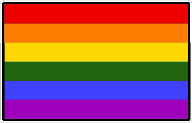 PRIDE FLAG STICKER