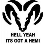 ram hemi decal hell yeah decal