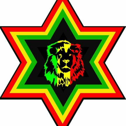 RASTA STAR LION STICKER