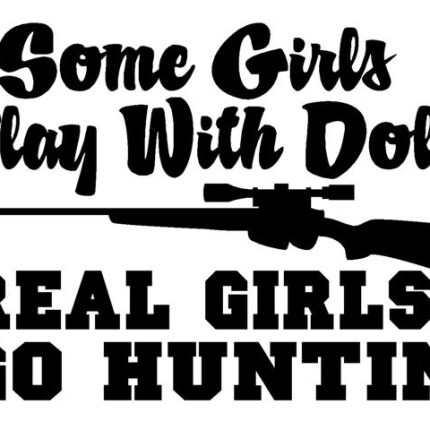 Real Girls Go Huntin Decal