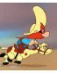 SAM ON POKE WB BUGGS BUNNY CARTOON STICKER