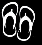 Sandles Vinyl Diecut Decal Sticker