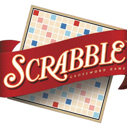 Scrabble-Color Game Logo-Sticker