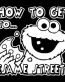 Sesame Street Cookie Monster Get to Decal Sticker
