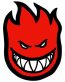 skateboard logo red sticker