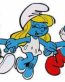 Smurfette and Grampa Smurf Decal