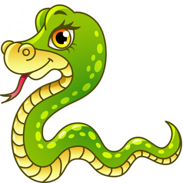 snake-cartoon sticker - Pro Sport Stickers