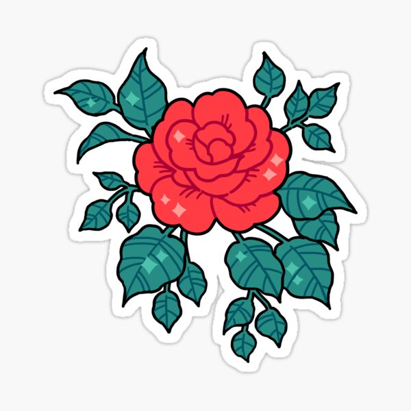 Beautiful Rose Sticker