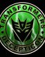 1 BADGE DECAL Lightning Decepticon - Circular