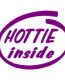 Hottie Inside Decal