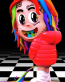 6IX9INE RAP MUSIC ALBUM COVER STICKER 2