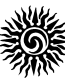 Tribal sun car decal 968G Adhesive Vinyl Decal Sticker