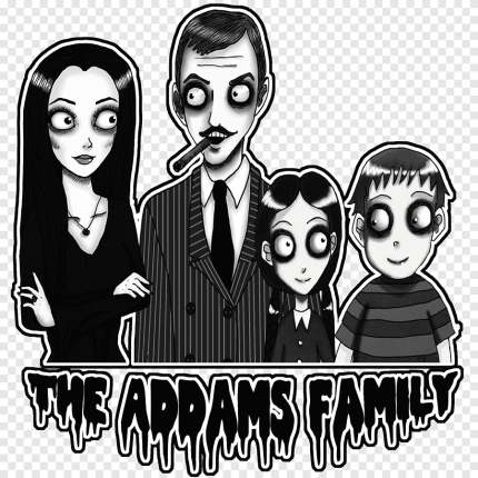 Addams Family Sticker