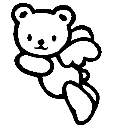 Angel Bear Decal