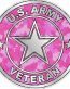 ARMY VETERAN camo pink