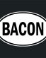 BACON oval guy sticker