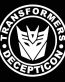 1 BADGE DECAL Diecut Decepticon - Circular