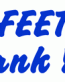 Bare Feet Only diecut boating decal