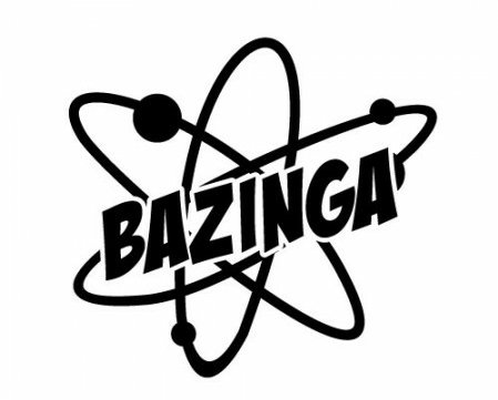 Bazinga Funny Vinyl Car Decal - Pro Sport Stickers