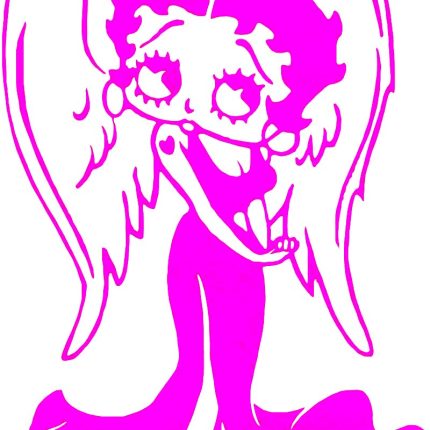 Betty Boop Angel Decal