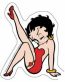 Betty Boop Decals Color 1