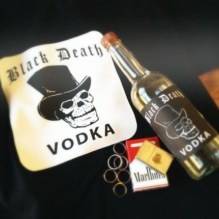 Black Death Vodka Bottle Shot