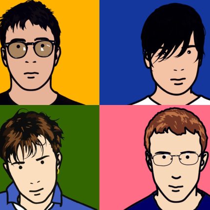 Blur Color Band Sticker