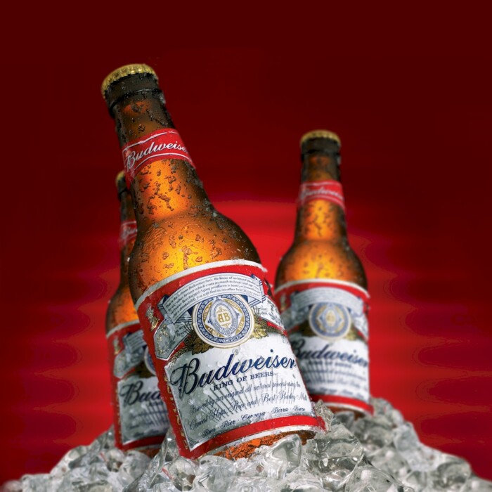 Budweiser Bottles on Ice Sticker - Pro Sport Stickers