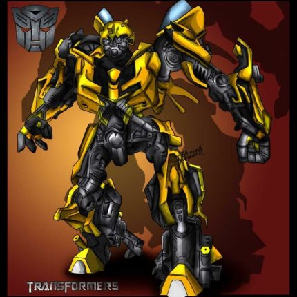 Bumblebee Autobot Transformers Rectangular Decal