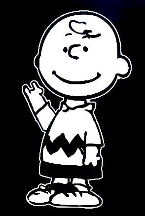 Sticker Snoopy waving
