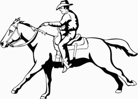 Cowboy Western Decals 09