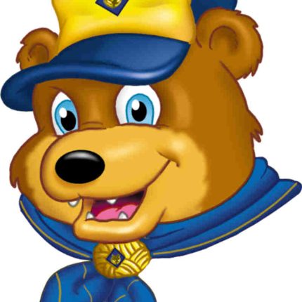 cub scout BEAR character sticker 2