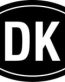 Denmark Oval Sticker