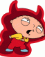 Devil Stewie Vinyl Sticker