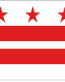 District of Columbia State Flag Decal